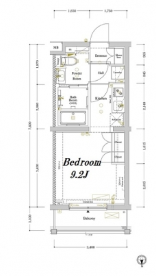 アークマーク中野坂上の間取り図