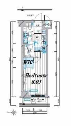 メインステージ錦糸町VIエグザの間取り図