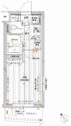 メインステージ赤塚の間取り図