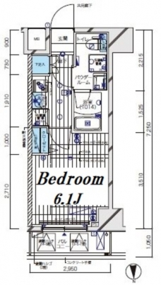 メインステージ北千住Vの間取り図