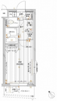 メインステージ赤塚の間取り図