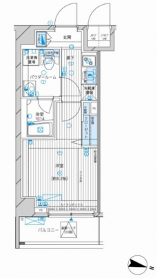 メインステージ高円寺の間取り図