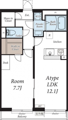 Precious Stage Iの間取り図