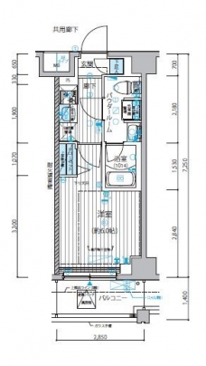 メインステージ立川IVの間取り図