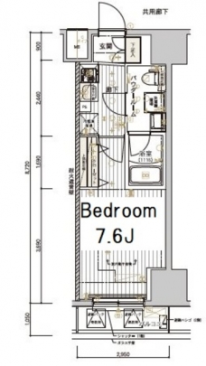 メインステージ十条IIの間取り図