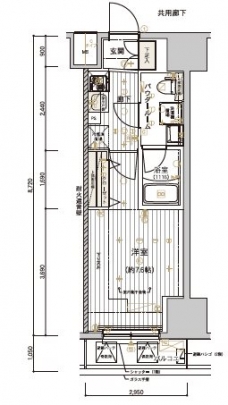 メインステージ十条IIの間取り図