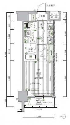 メインステージ木場の間取り図