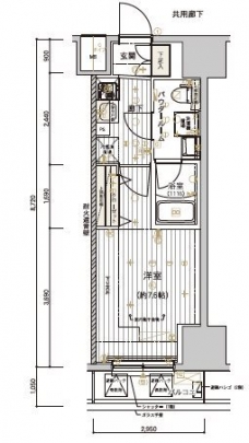 メインステージ十条IIの間取り図