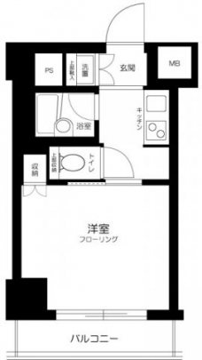 ルーブル豊島千石の間取り図