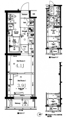 アークマーク中野鷺宮の間取り図