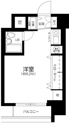 シティハイツ新小岩の間取り図