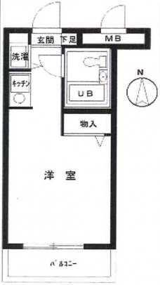 ダイアパレス氷川台の間取り図