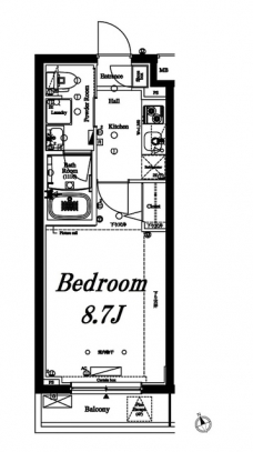 AXAS北池袋の間取り図