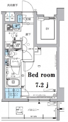 メインステージ三田アーバンスクエアの間取り図