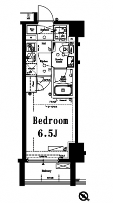 アクサス代々木公園の間取り図
