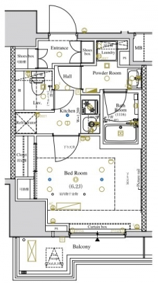 アークマーク浅草の間取り図