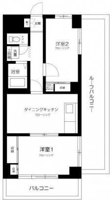 スワンハイツの間取り図