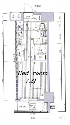 メインステージ木場の間取り図