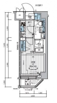 メインステージ武蔵小杉の間取り図