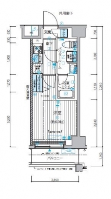 メインステージ立川IVの間取り図