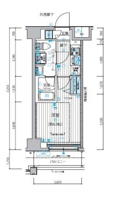 メインステージ立川IVの間取り図
