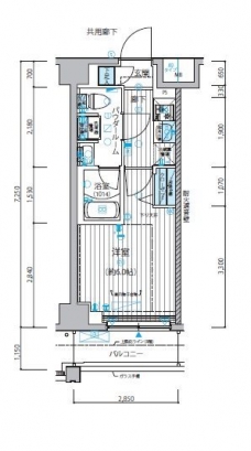 メインステージ立川IVの間取り図