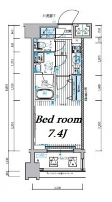 メインステージ錦糸町IXの間取り図