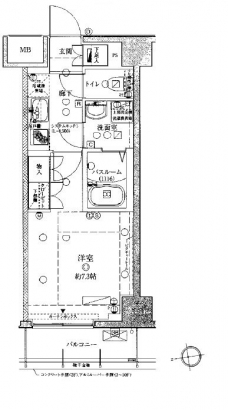 クレヴィスタ亀戸IIの間取り図