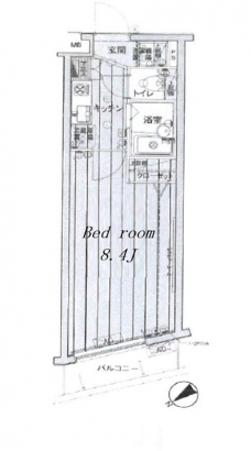 プレール高田馬場の間取り図
