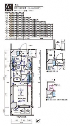 メインステージ水天宮前の間取り図