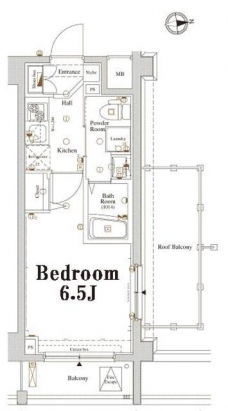 アクサス大塚の間取り図