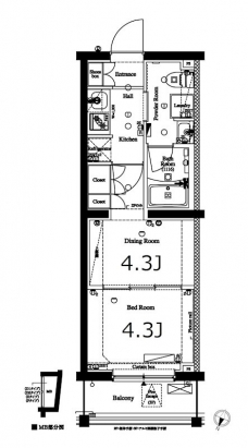 アークマーク三軒茶屋の間取り図