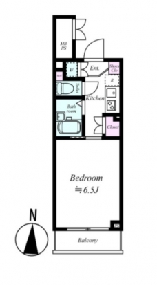 ルーブル芦花公園の間取り図