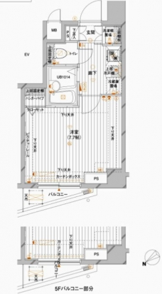 メインステージ赤塚の間取り図