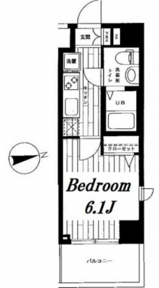 ステージグランデ高輪の間取り図