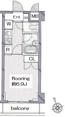 グランヴァン阿佐ヶ谷IIの間取り図