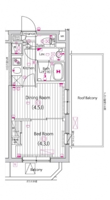 ガーラ・ヴィスタ調布の間取り図