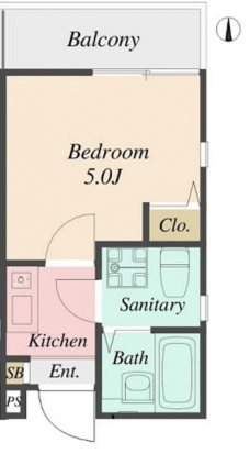 高円寺レジデンスの間取り図