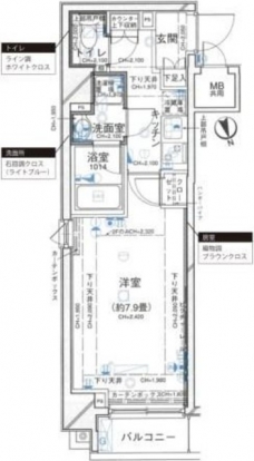 パレステュディオ浜松町の間取り図
