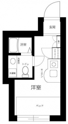 Apartment小石川後楽園の間取り図