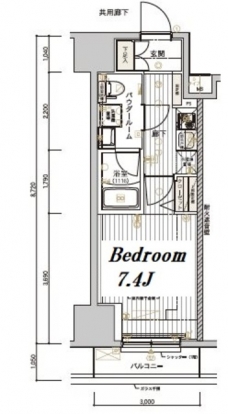 メインステージ十条IIの間取り図