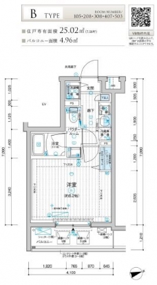 メインステージ立川IIIの間取り図