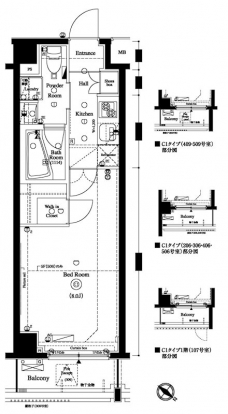 アクサス鵜の木アジールコートの間取り図