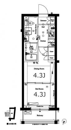 アークマーク三軒茶屋の間取り図