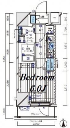 メインステージ北千住Vの間取り図