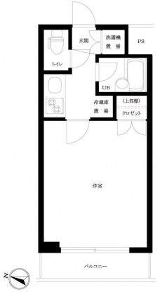 ルーブル学芸大学五番館の間取り図