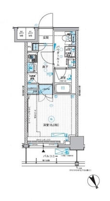 メインステージ川口WESTの間取り図