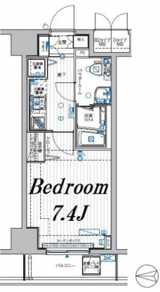 メインステージ蔵前IIの間取り図