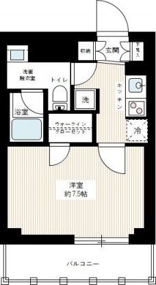 ＡＺＥＳＴ亀戸IIの間取り図