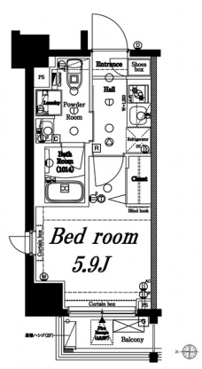 アクサス旗の台の間取り図